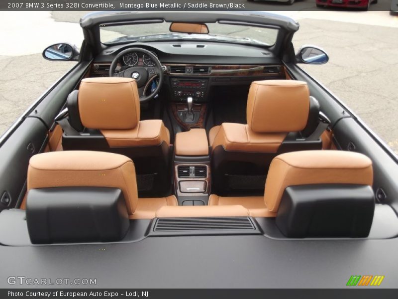 Montego Blue Metallic / Saddle Brown/Black 2007 BMW 3 Series 328i Convertible