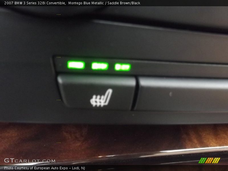 Montego Blue Metallic / Saddle Brown/Black 2007 BMW 3 Series 328i Convertible