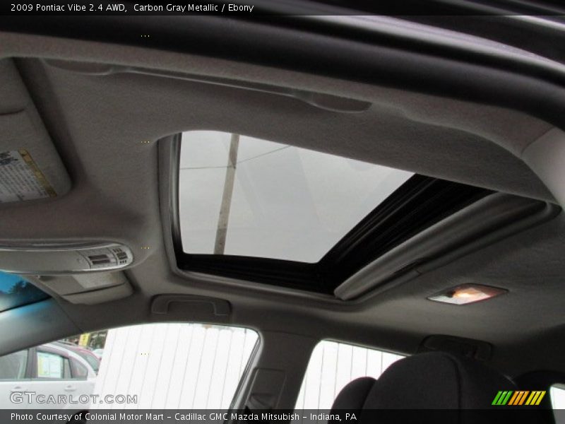 Carbon Gray Metallic / Ebony 2009 Pontiac Vibe 2.4 AWD