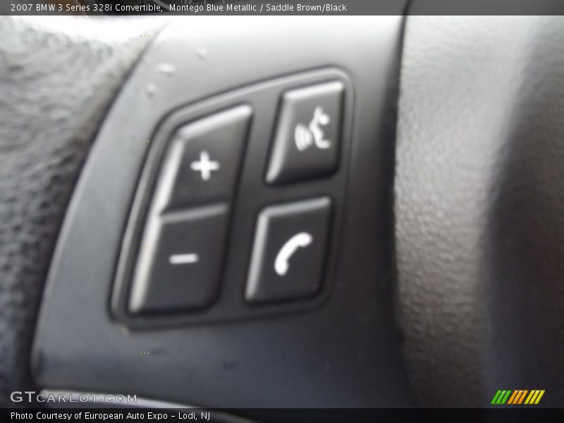 Montego Blue Metallic / Saddle Brown/Black 2007 BMW 3 Series 328i Convertible