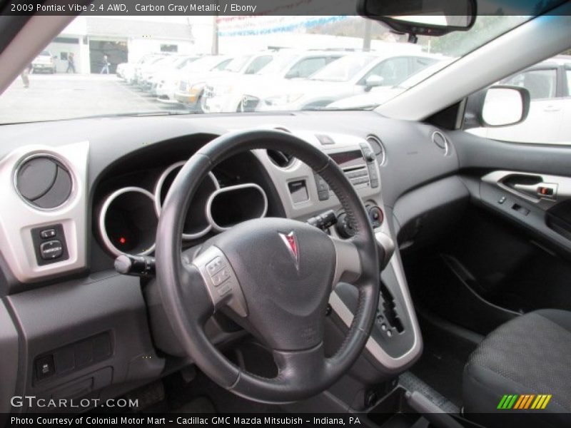 Carbon Gray Metallic / Ebony 2009 Pontiac Vibe 2.4 AWD