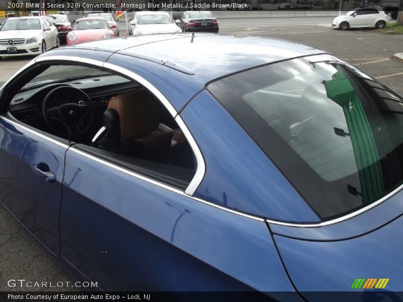 Montego Blue Metallic / Saddle Brown/Black 2007 BMW 3 Series 328i Convertible