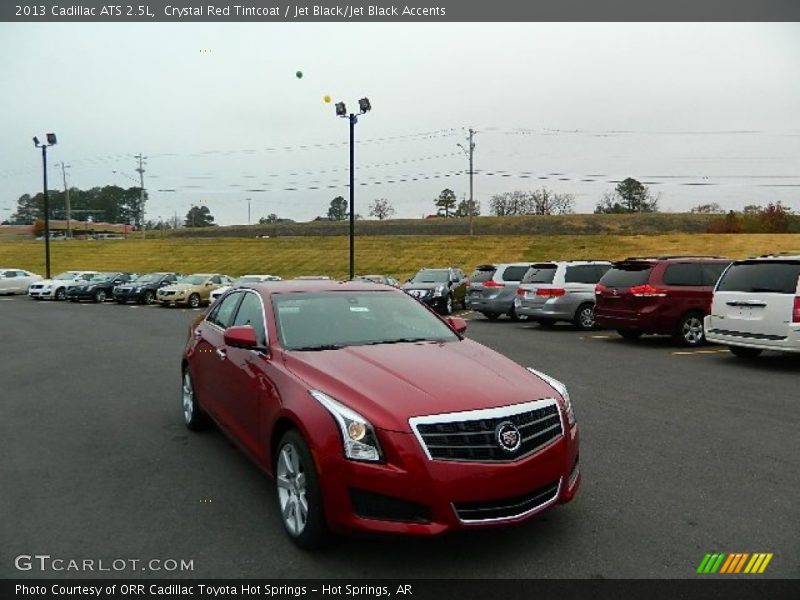 Crystal Red Tintcoat / Jet Black/Jet Black Accents 2013 Cadillac ATS 2.5L