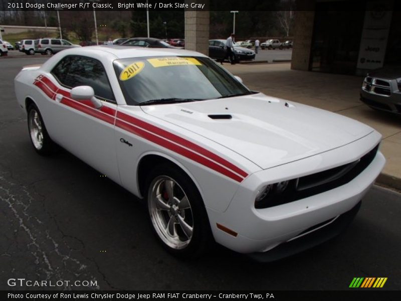 Front 3/4 View of 2011 Challenger R/T Classic
