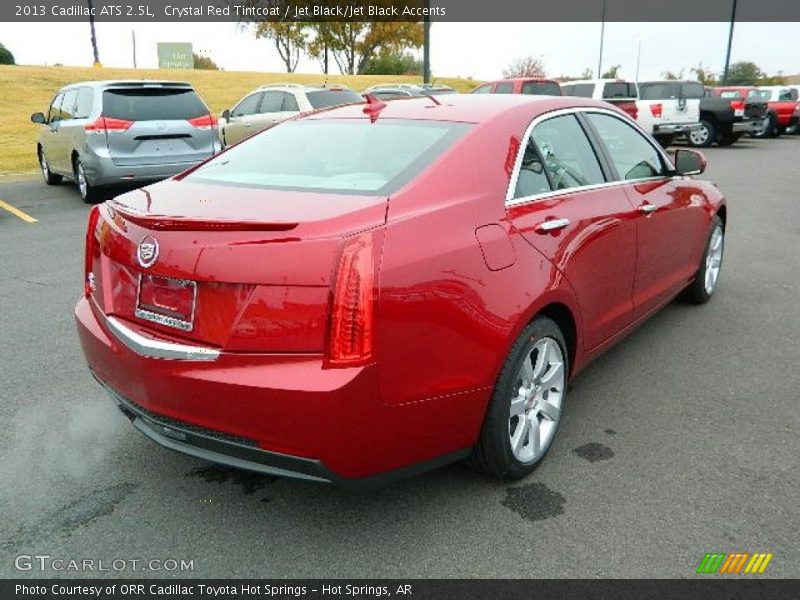 Crystal Red Tintcoat / Jet Black/Jet Black Accents 2013 Cadillac ATS 2.5L