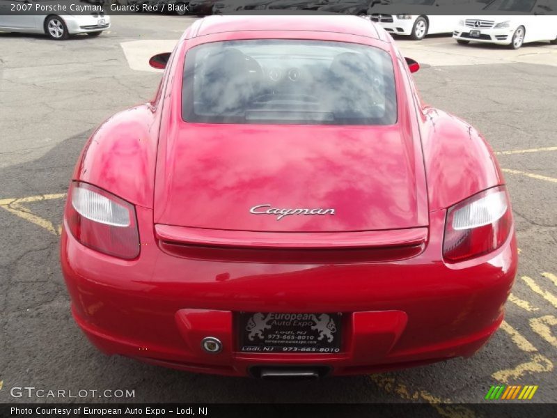 Guards Red / Black 2007 Porsche Cayman