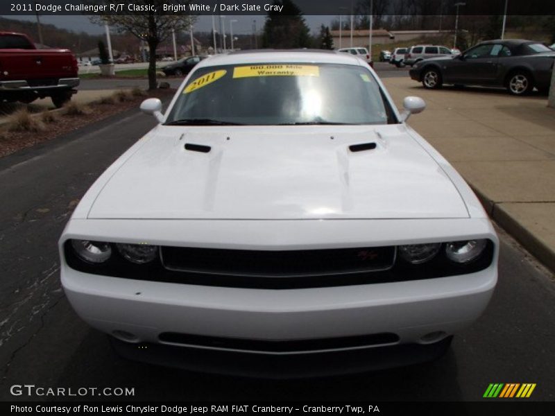 Bright White / Dark Slate Gray 2011 Dodge Challenger R/T Classic