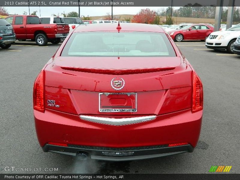 Crystal Red Tintcoat / Jet Black/Jet Black Accents 2013 Cadillac ATS 2.5L