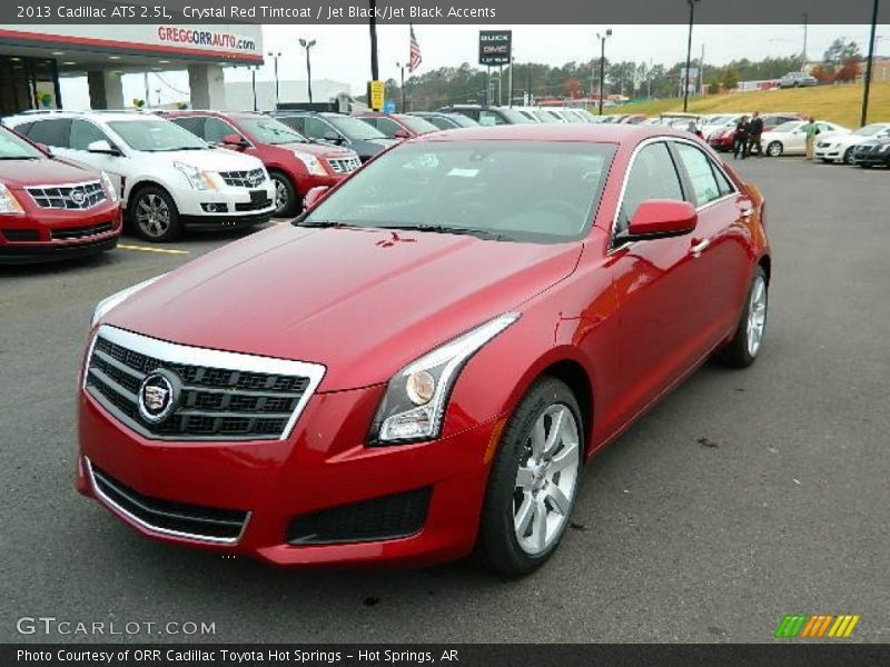 Crystal Red Tintcoat / Jet Black/Jet Black Accents 2013 Cadillac ATS 2.5L