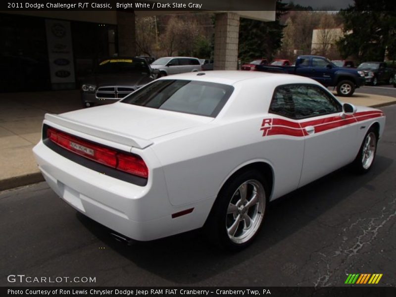 Bright White / Dark Slate Gray 2011 Dodge Challenger R/T Classic