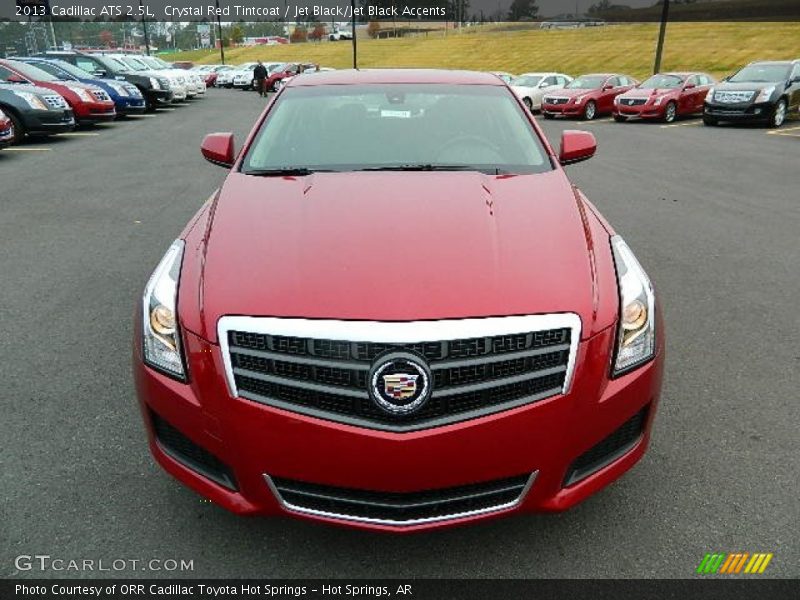 Crystal Red Tintcoat / Jet Black/Jet Black Accents 2013 Cadillac ATS 2.5L