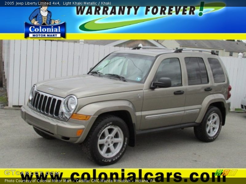 Light Khaki Metallic / Khaki 2005 Jeep Liberty Limited 4x4