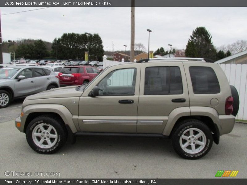 Light Khaki Metallic / Khaki 2005 Jeep Liberty Limited 4x4