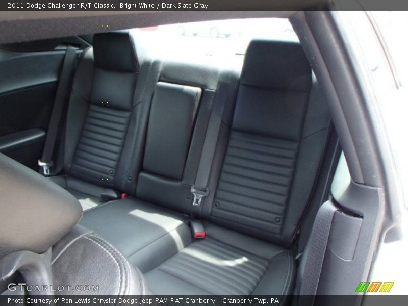 Rear Seat of 2011 Challenger R/T Classic