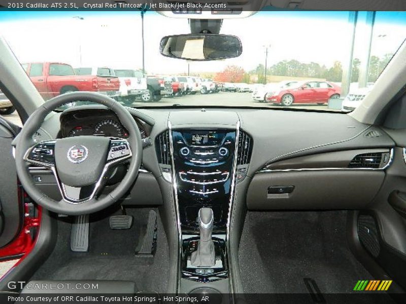 Crystal Red Tintcoat / Jet Black/Jet Black Accents 2013 Cadillac ATS 2.5L