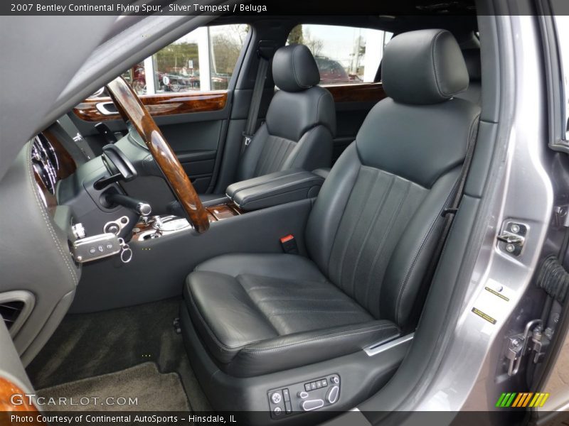 Front Seat of 2007 Continental Flying Spur 
