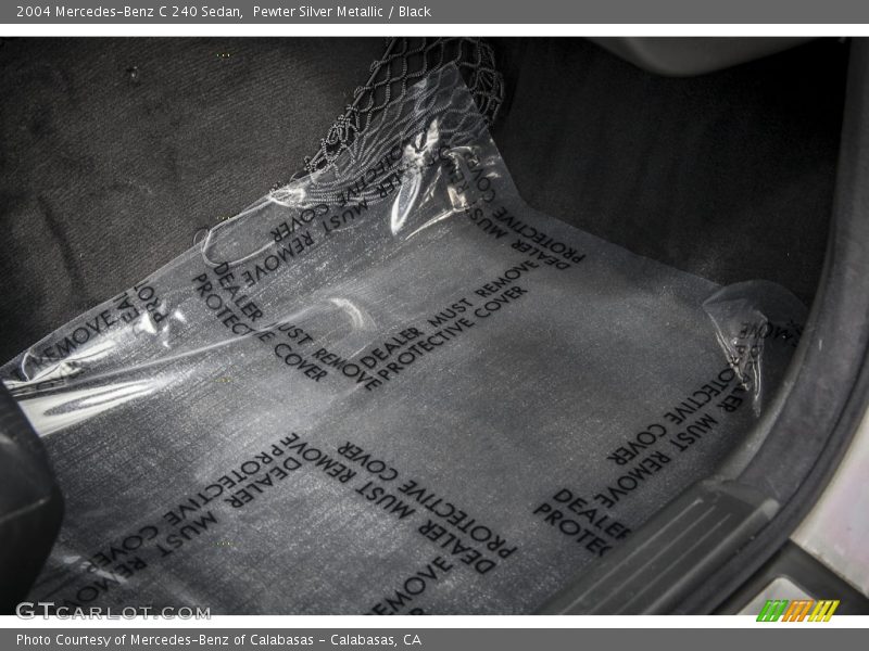 Pewter Silver Metallic / Black 2004 Mercedes-Benz C 240 Sedan
