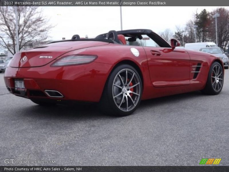 AMG Le Mans Red Metallic / designo Classic Red/Black 2012 Mercedes-Benz SLS AMG Roadster