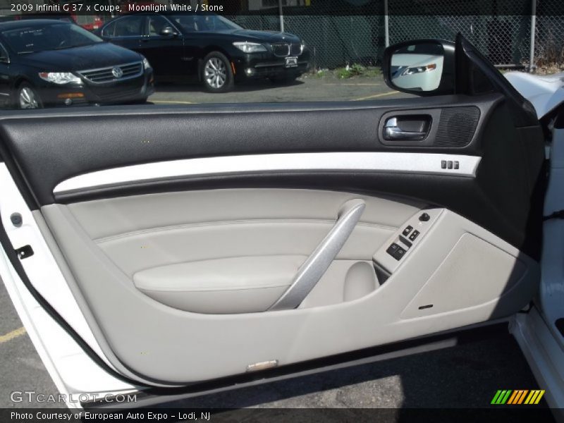 Moonlight White / Stone 2009 Infiniti G 37 x Coupe