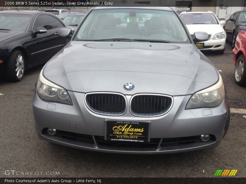 Silver Grey Metallic / Grey 2006 BMW 5 Series 525xi Sedan
