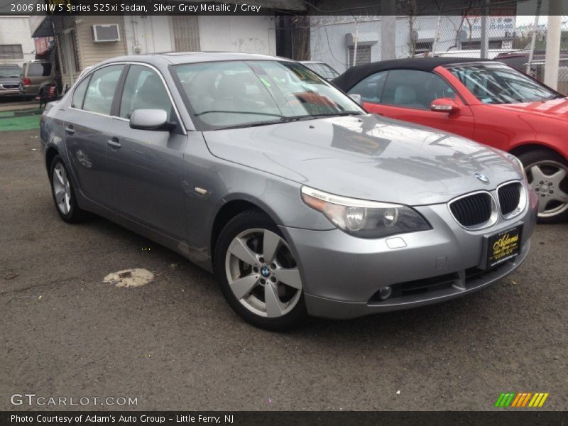 Silver Grey Metallic / Grey 2006 BMW 5 Series 525xi Sedan