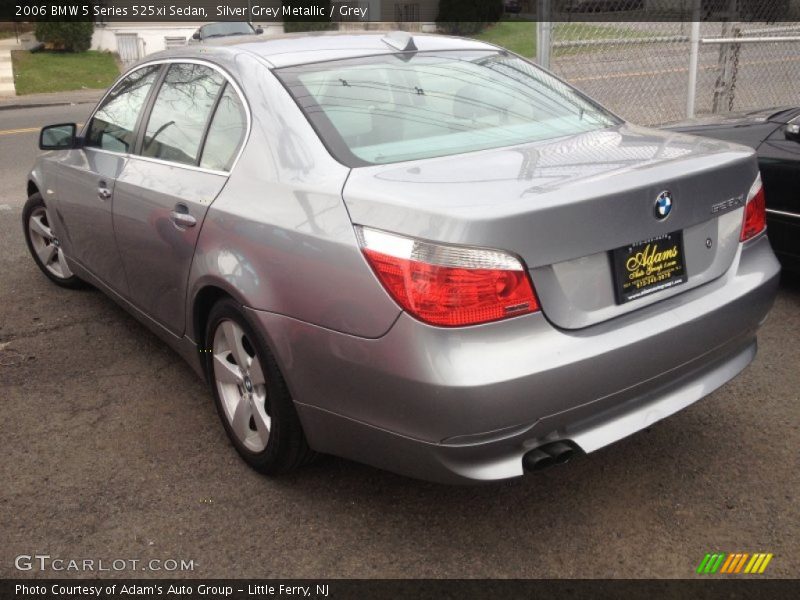 Silver Grey Metallic / Grey 2006 BMW 5 Series 525xi Sedan