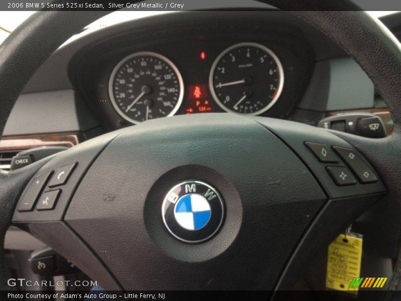 Silver Grey Metallic / Grey 2006 BMW 5 Series 525xi Sedan