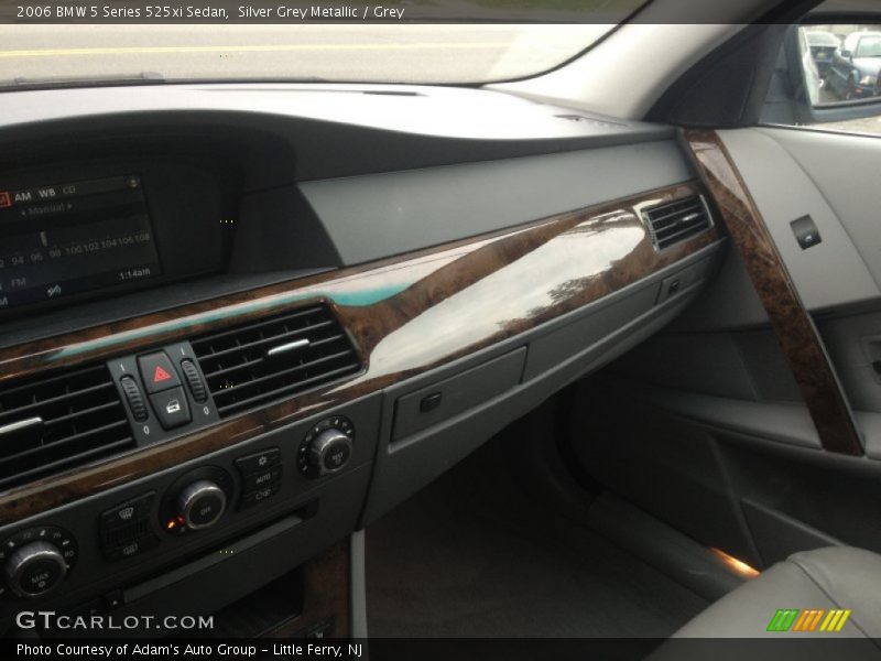 Silver Grey Metallic / Grey 2006 BMW 5 Series 525xi Sedan