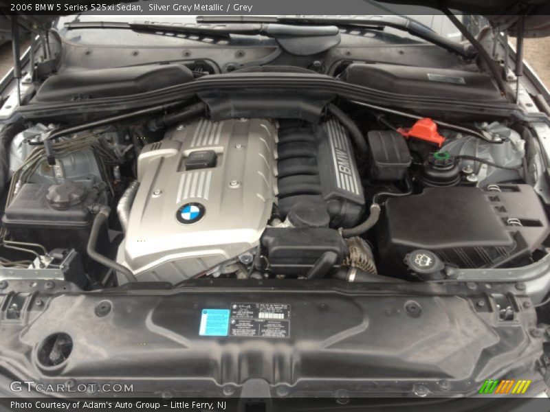 Silver Grey Metallic / Grey 2006 BMW 5 Series 525xi Sedan