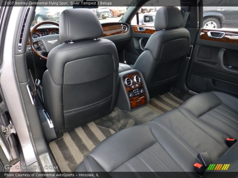 Rear Seat of 2007 Continental Flying Spur 