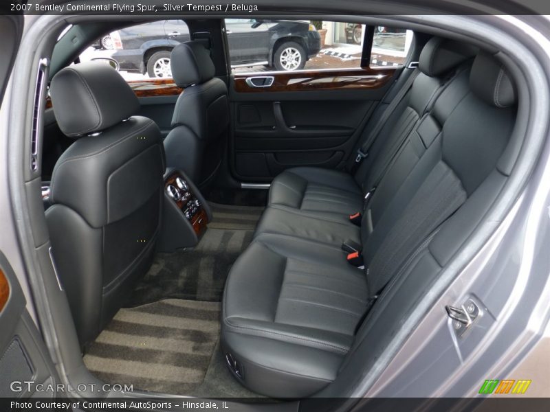 Rear Seat of 2007 Continental Flying Spur 