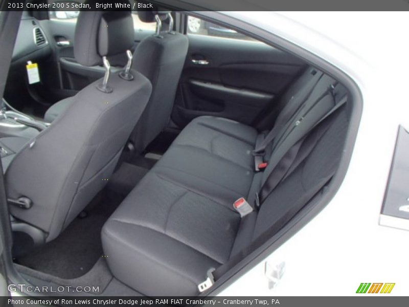 Bright White / Black 2013 Chrysler 200 S Sedan