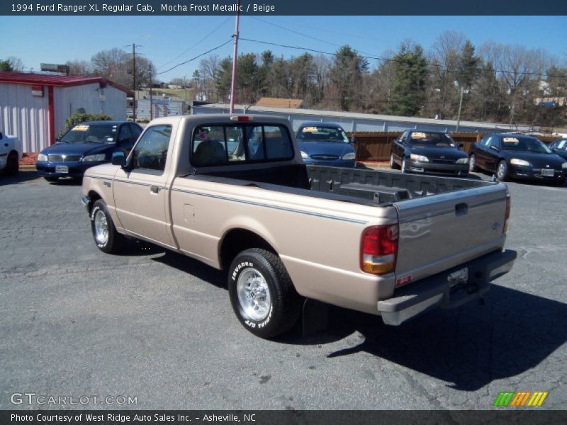 Mocha Frost Metallic / Beige 1994 Ford Ranger XL Regular Cab