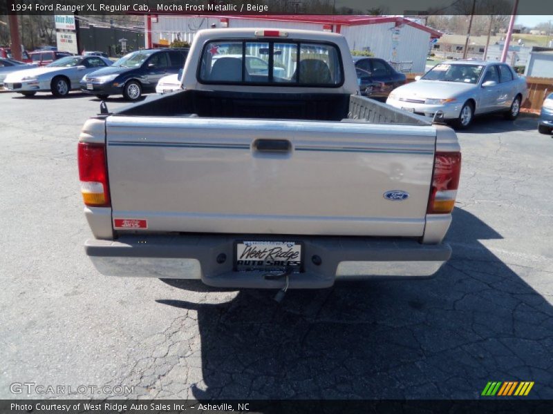 Mocha Frost Metallic / Beige 1994 Ford Ranger XL Regular Cab