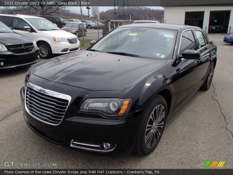 Gloss Black / Black 2013 Chrysler 300 S V8 AWD