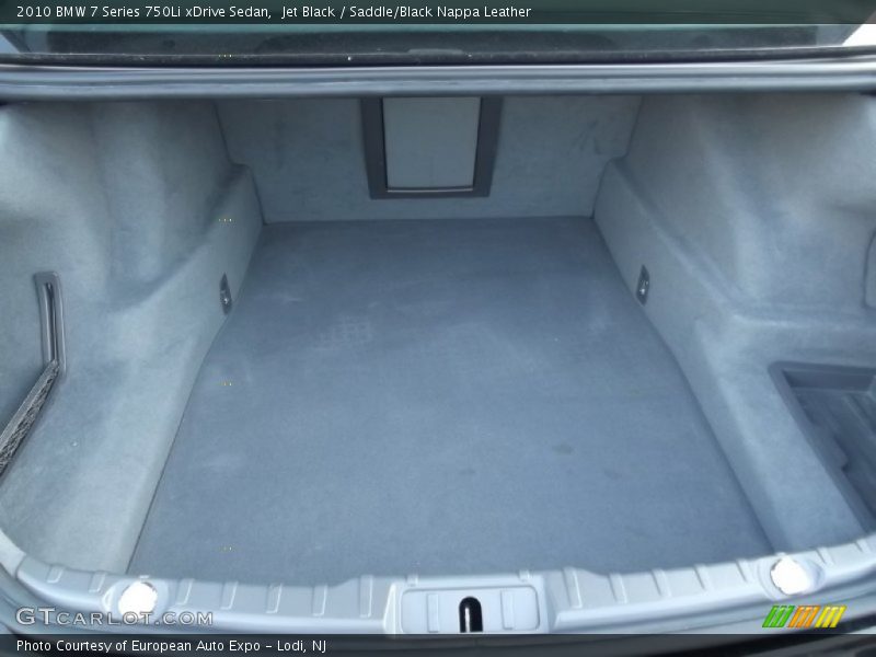 Jet Black / Saddle/Black Nappa Leather 2010 BMW 7 Series 750Li xDrive Sedan