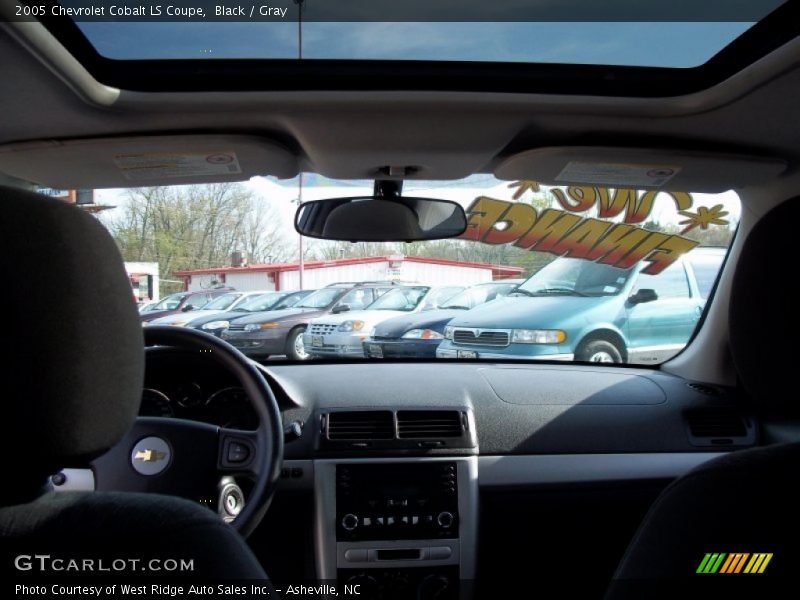 Black / Gray 2005 Chevrolet Cobalt LS Coupe