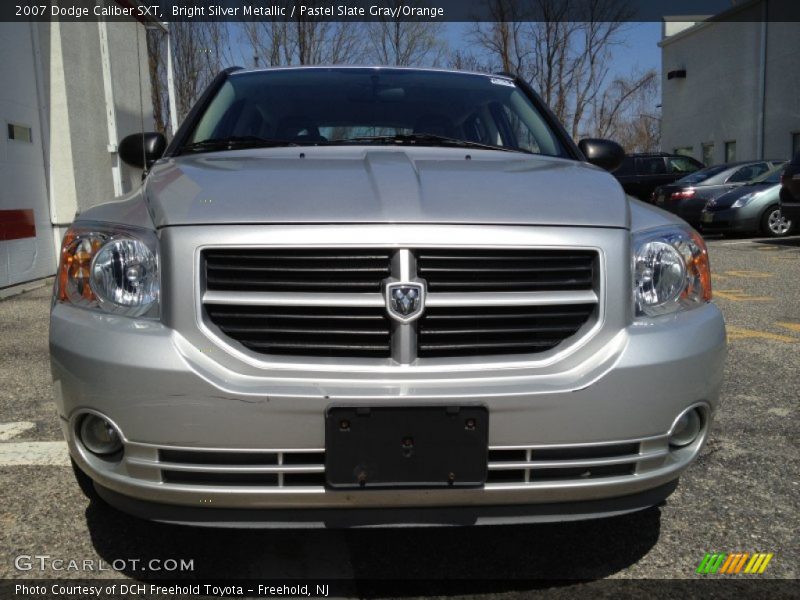 Bright Silver Metallic / Pastel Slate Gray/Orange 2007 Dodge Caliber SXT