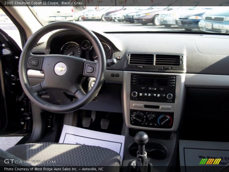 Black / Gray 2005 Chevrolet Cobalt LS Coupe