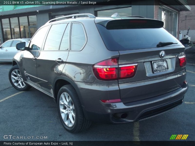 Sparkling Bronze Metallic / Sand Beige 2011 BMW X5 xDrive 35i