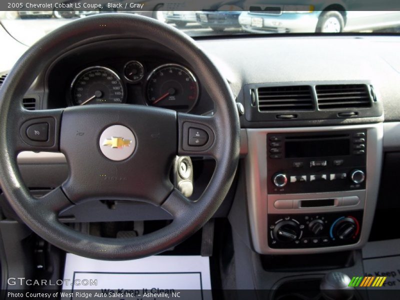 Black / Gray 2005 Chevrolet Cobalt LS Coupe