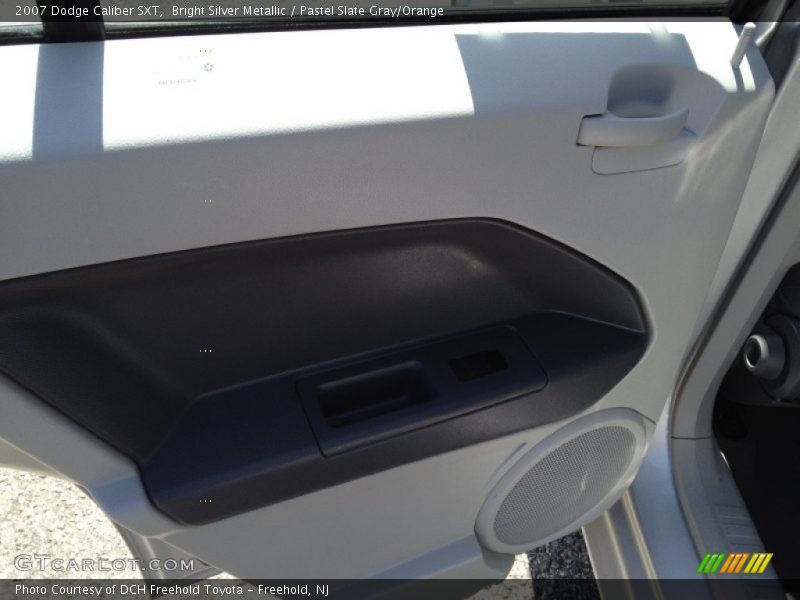 Bright Silver Metallic / Pastel Slate Gray/Orange 2007 Dodge Caliber SXT