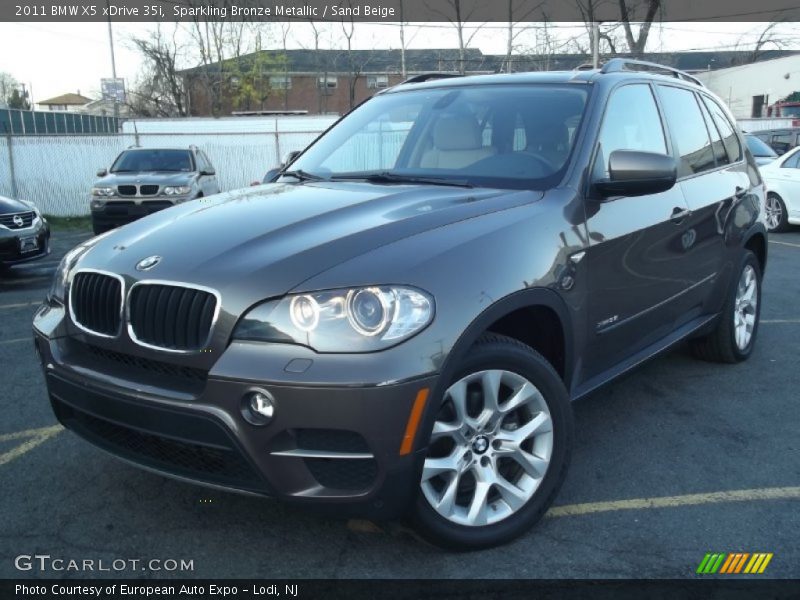 Sparkling Bronze Metallic / Sand Beige 2011 BMW X5 xDrive 35i