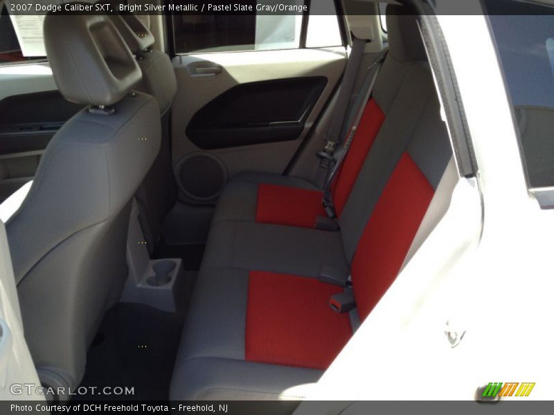 Bright Silver Metallic / Pastel Slate Gray/Orange 2007 Dodge Caliber SXT