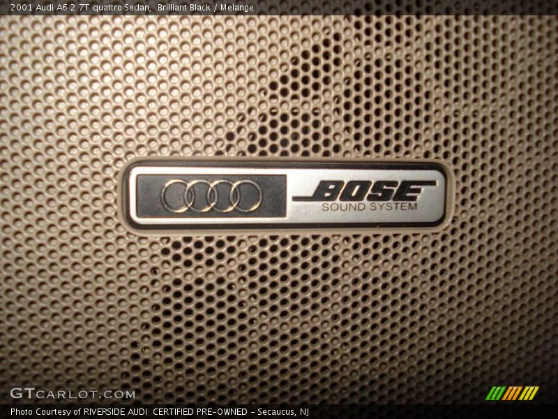 Brilliant Black / Melange 2001 Audi A6 2.7T quattro Sedan