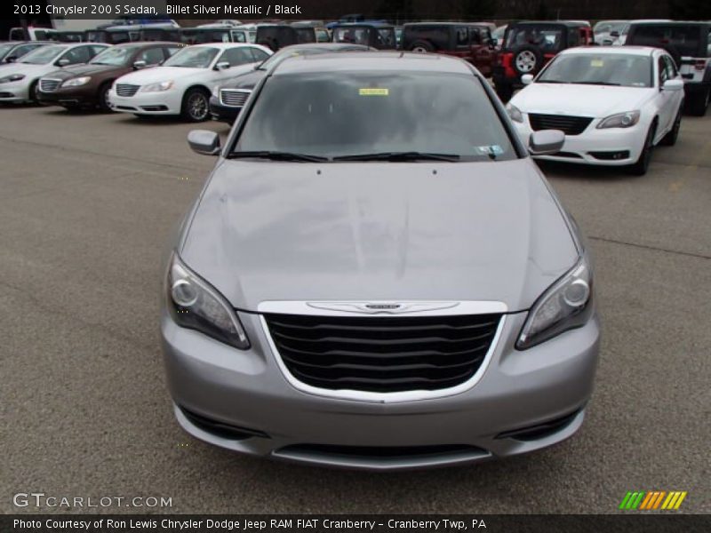 Billet Silver Metallic / Black 2013 Chrysler 200 S Sedan