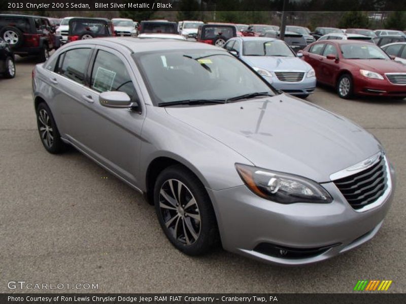 Billet Silver Metallic / Black 2013 Chrysler 200 S Sedan