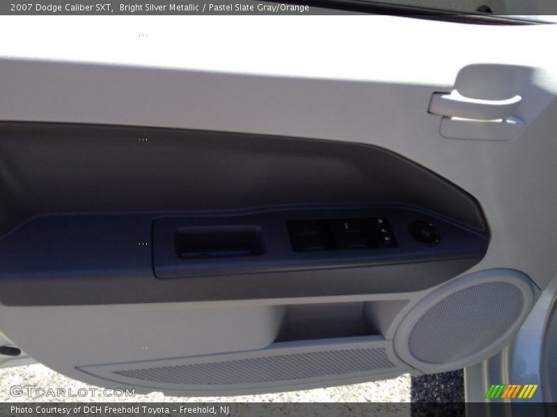 Bright Silver Metallic / Pastel Slate Gray/Orange 2007 Dodge Caliber SXT