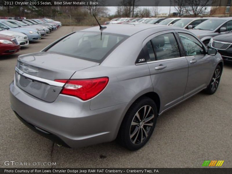 Billet Silver Metallic / Black 2013 Chrysler 200 S Sedan