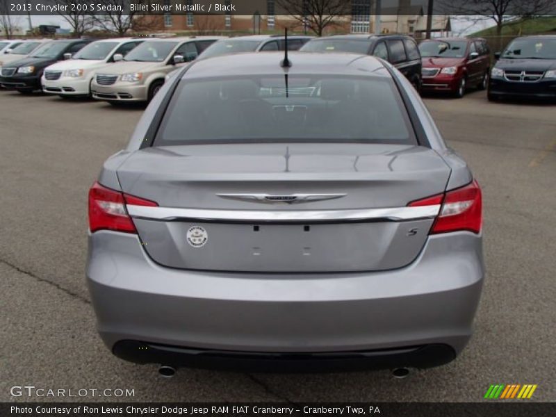 Billet Silver Metallic / Black 2013 Chrysler 200 S Sedan